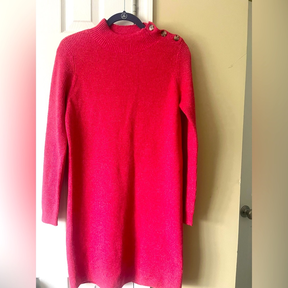 LOFT ribbed sweater dress